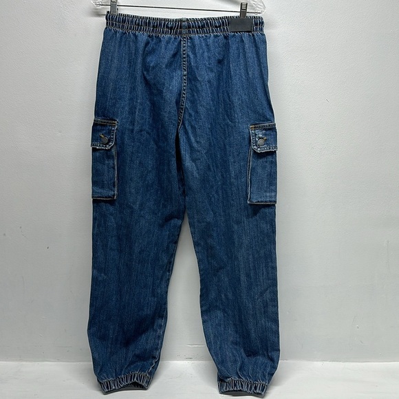 Carmar Lysander Denim Joggers Jeans Elastic Waist Drawstring Blue New Medium - Picture 5 of 8